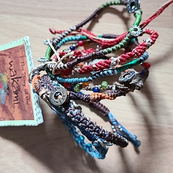 Wakami Earth Bracelet Set Of 7 - New - Picture 2 of 5
